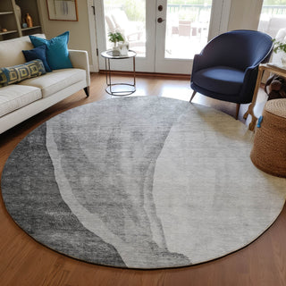 Piper Looms Chantille Abstract ACN667 Gray Area Rug