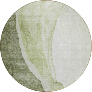 Piper Looms Chantille Abstract ACN667 Olive Area Rug