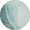 Piper Looms Chantille Abstract ACN667 Teal Area Rug