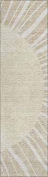 Piper Looms Chantille Abstract ACN668 Beige Area Rug