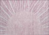 Piper Looms Chantille Abstract ACN668 Blush Area Rug