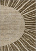 Piper Looms Chantille Abstract ACN668 Brown Area Rug