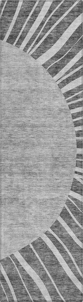 Piper Looms Chantille Abstract ACN668 Charcoal Area Rug