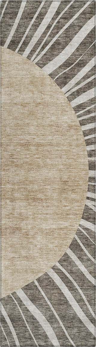 Piper Looms Chantille Abstract ACN668 Chocolate Area Rug