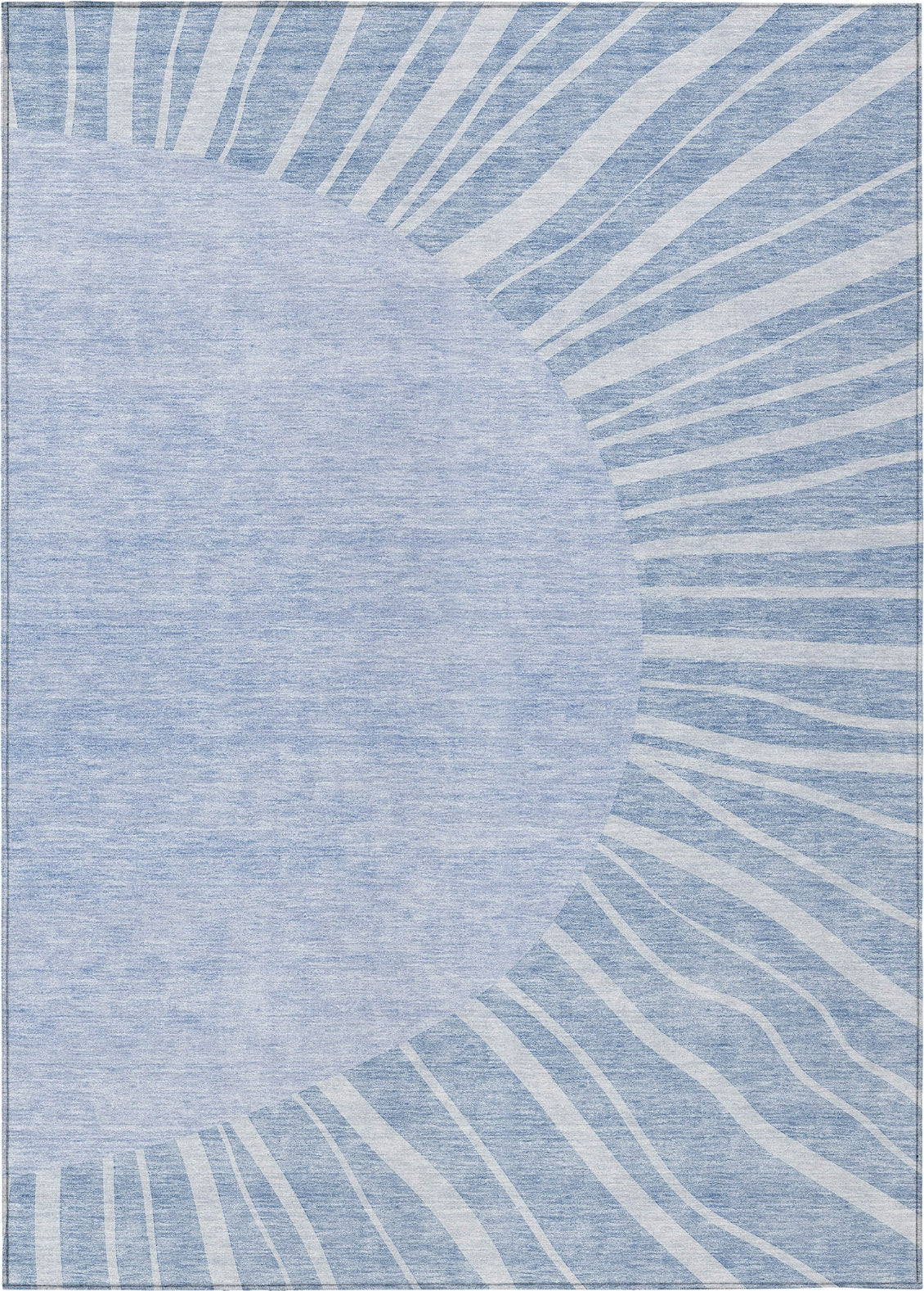 Piper Looms Chantille Abstract ACN668 Denim Area Rug