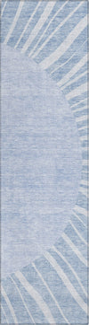 Piper Looms Chantille Abstract ACN668 Denim Area Rug