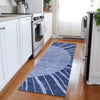 Piper Looms Chantille Abstract ACN668 Navy Area Rug