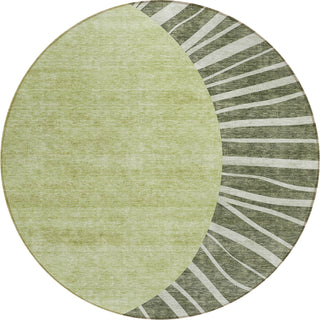 Piper Looms Chantille Abstract ACN668 Olive Area Rug