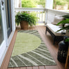 Piper Looms Chantille Abstract ACN668 Olive Area Rug