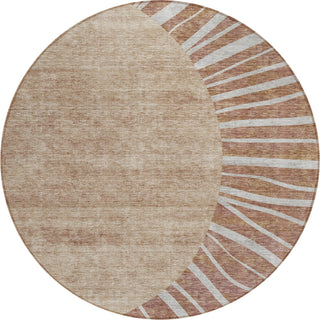 Piper Looms Chantille Abstract ACN668 Paprika Area Rug