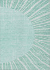 Piper Looms Chantille Abstract ACN668 Teal Area Rug