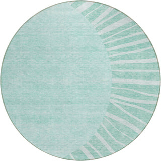 Piper Looms Chantille Abstract ACN668 Teal Area Rug