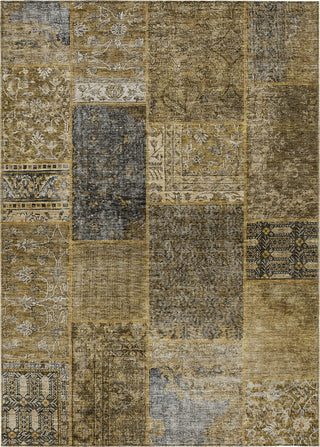 Piper Looms Chantille Patchwork ACN669 Brown Area Rug