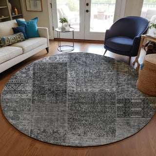 Piper Looms Chantille Patchwork ACN669 Gray Area Rug