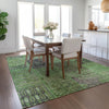 Piper Looms Chantille Patchwork ACN669 Green Area Rug