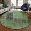 Piper Looms Chantille Patchwork ACN669 Green Area Rug