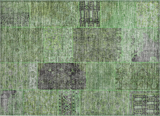 Piper Looms Chantille Patchwork ACN669 Green Area Rug