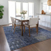 Piper Looms Chantille Patchwork ACN669 Navy Area Rug