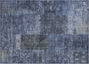 Piper Looms Chantille Patchwork ACN669 Navy Area Rug