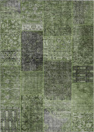 Piper Looms Chantille Patchwork ACN669 Olive Area Rug