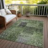 Piper Looms Chantille Patchwork ACN669 Olive Area Rug