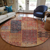 Piper Looms Chantille Patchwork ACN669 Red Area Rug