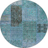 Piper Looms Chantille Patchwork ACN669 Teal Area Rug