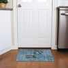 Piper Looms Chantille Patchwork ACN669 Teal Area Rug