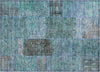 Piper Looms Chantille Patchwork ACN669 Teal Area Rug