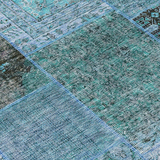 Piper Looms Chantille Patchwork ACN669 Teal Area Rug