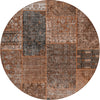 Piper Looms Chantille Patchwork ACN669 Terracotta Area Rug