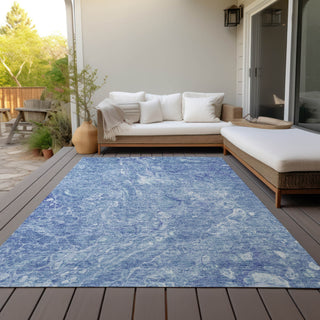 Piper Looms Chantille Abstract ACN670 Sky Area Rug