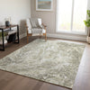 Piper Looms Chantille Abstract ACN670 Tan Area Rug Lifestyle Image Feature
