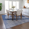 Piper Looms Chantille Geometric ACN671 Blue Area Rug