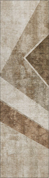 Piper Looms Chantille Geometric ACN671 Brown Area Rug
