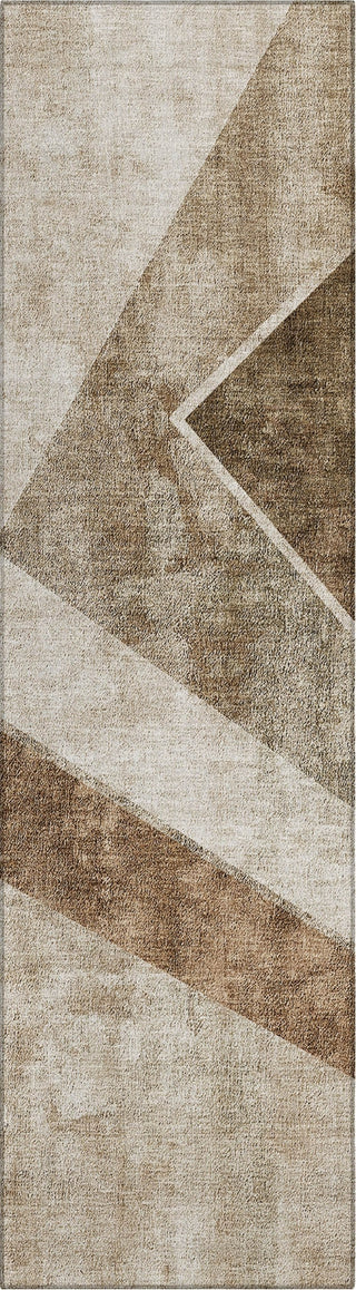 Piper Looms Chantille Geometric ACN671 Brown Area Rug