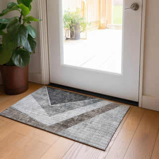 Piper Looms Chantille Geometric ACN671 Gray Area Rug