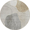 Piper Looms Chantille Abstract ACN672 Beige Area Rug