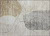 Piper Looms Chantille Abstract ACN672 Beige Area Rug