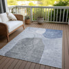 Piper Looms Chantille Abstract ACN672 Blue Area Rug