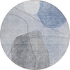 Piper Looms Chantille Abstract ACN672 Blue Area Rug