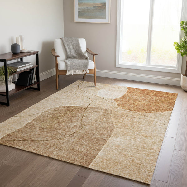 Piper Looms Chantille Abstract ACN672 Paprika Area Rug – Incredible ...