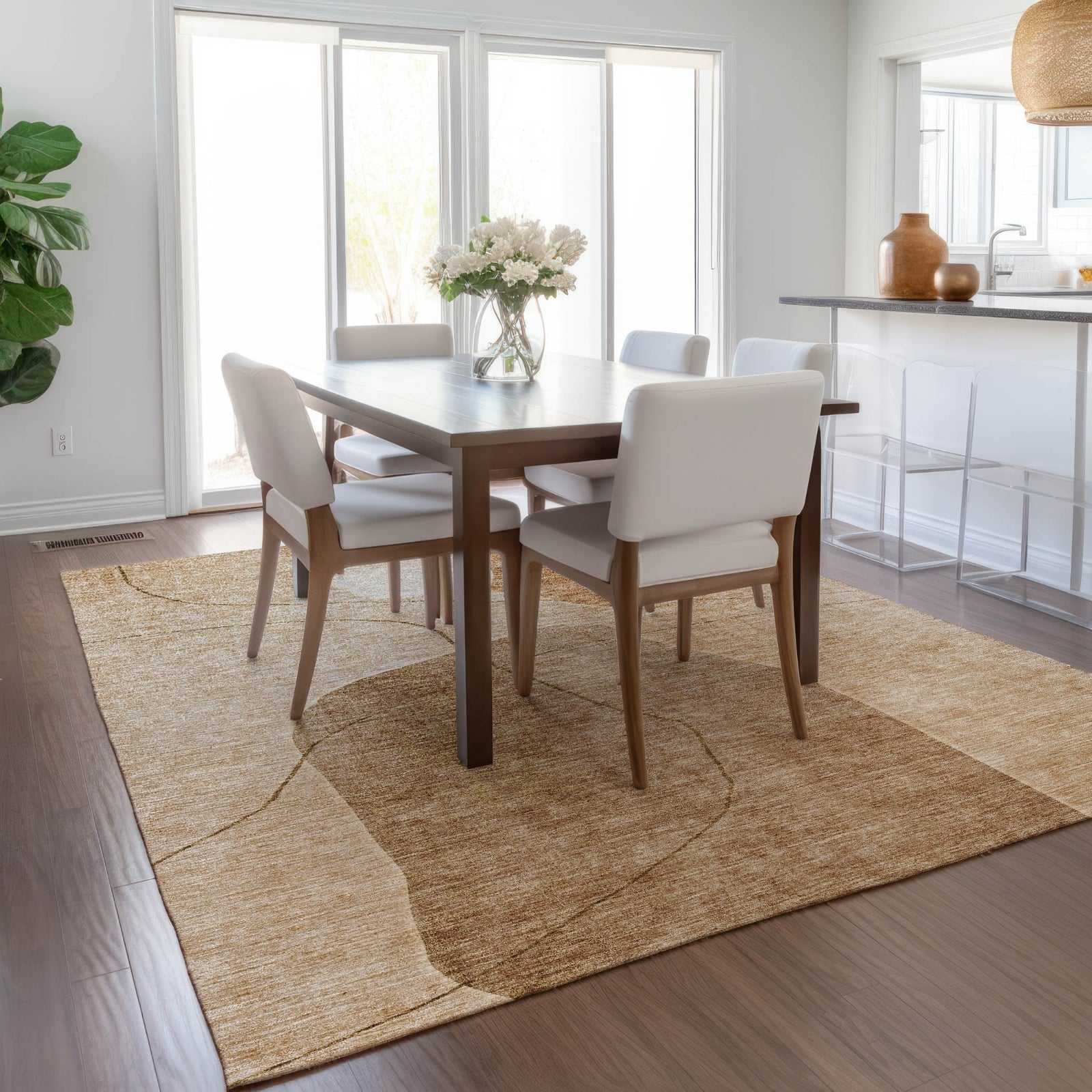 Piper Looms Chantille Abstract ACN672 Paprika Area Rug – Incredible ...