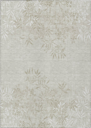 Piper Looms Chantille Floral ACN673 Beige Area Rug