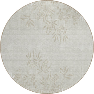 Piper Looms Chantille Floral ACN673 Beige Area Rug