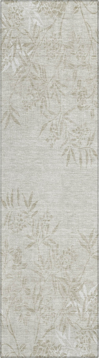 Piper Looms Chantille Floral ACN673 Beige Area Rug