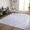 Piper Looms Chantille Floral ACN673 Lilac Area Rug Lifestyle Image Feature