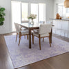 Piper Looms Chantille Floral ACN673 Lilac Area Rug