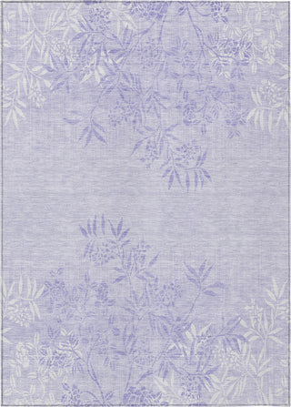 Piper Looms Chantille Floral ACN673 Lilac Area Rug