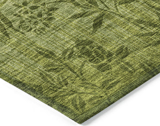 Piper Looms Chantille Floral ACN673 Olive Area Rug